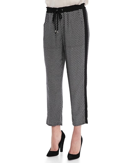 Drawstring printed pant trend splendid